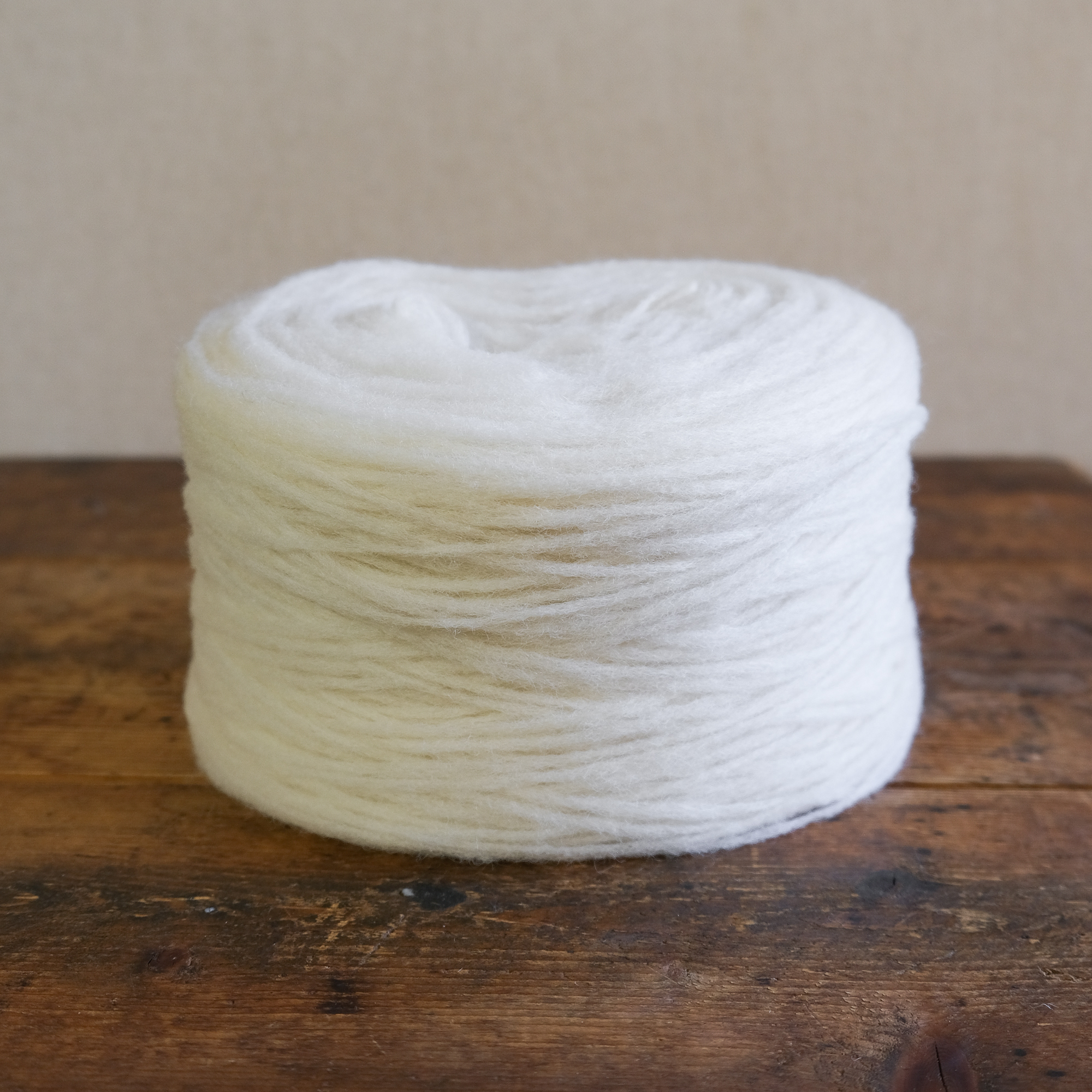 Forgarn - Norsk høstull, ubleket hvit