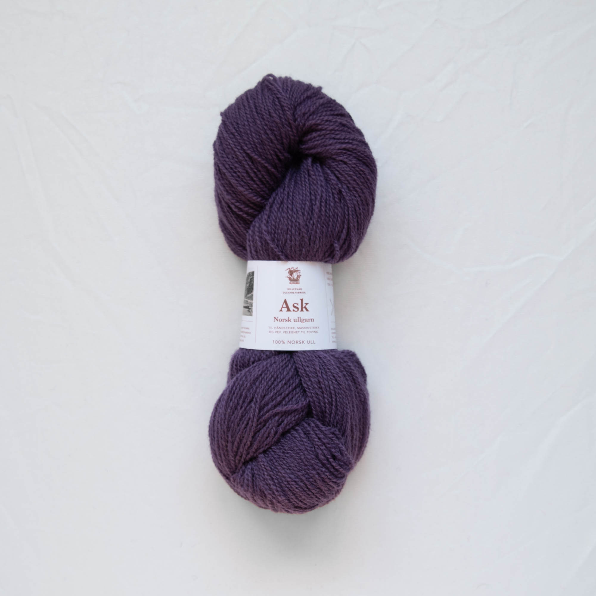 Ask ullgarn, gråfiolett - Bilde 2