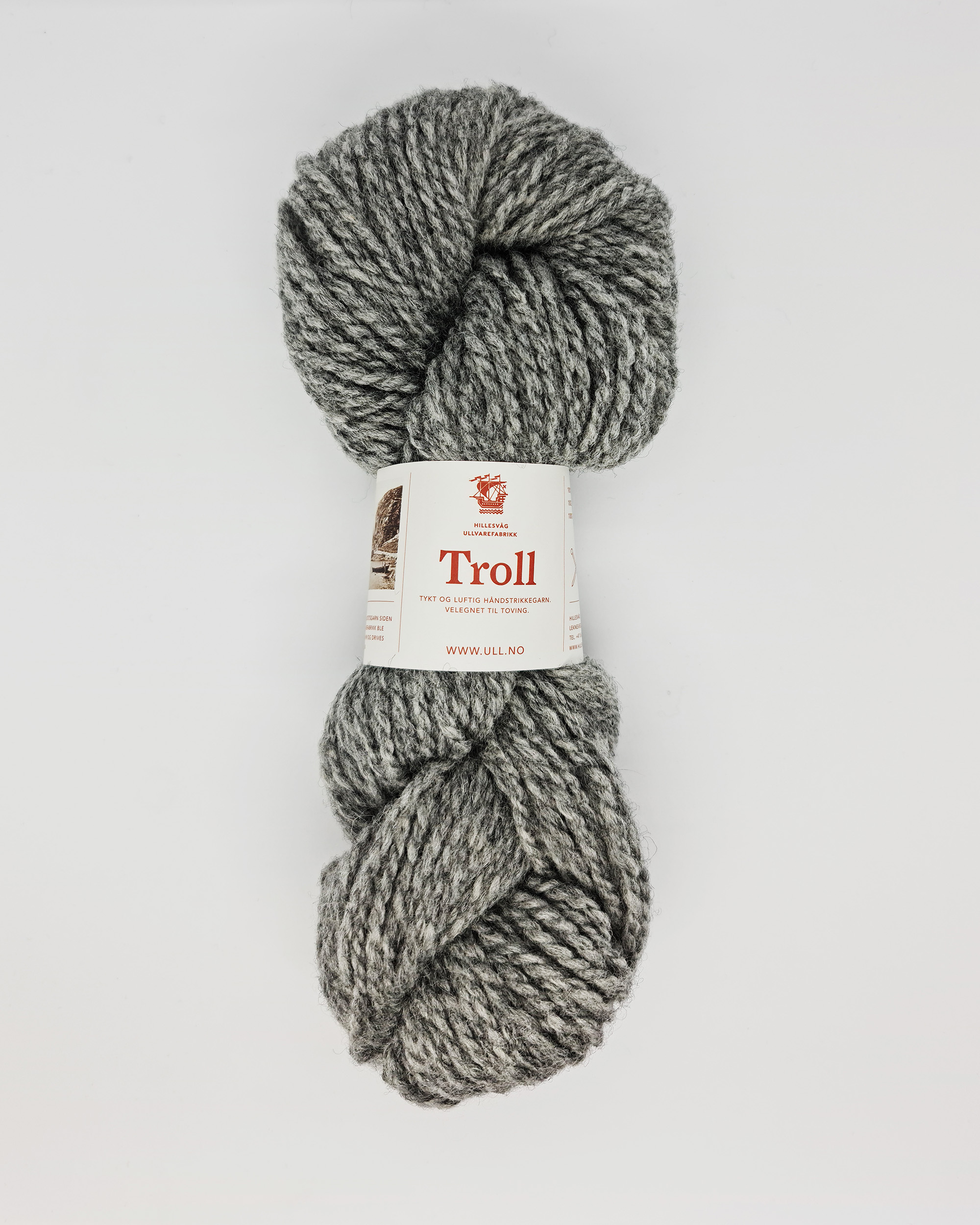 Troll melert, mørk grå - Bilde 3