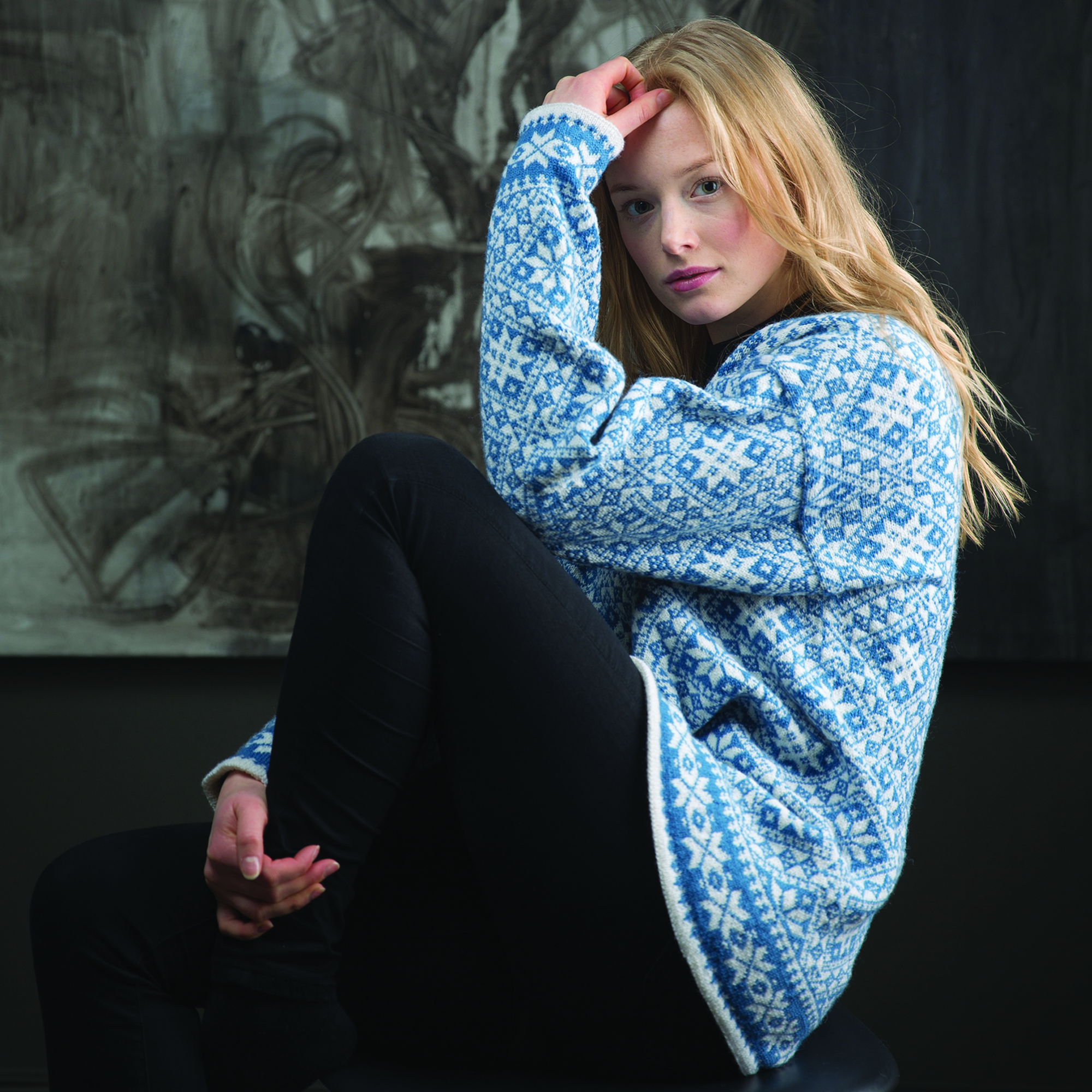 Stjernetrøye fra Sotra (Huldra) - oppskrift - Bilde 2