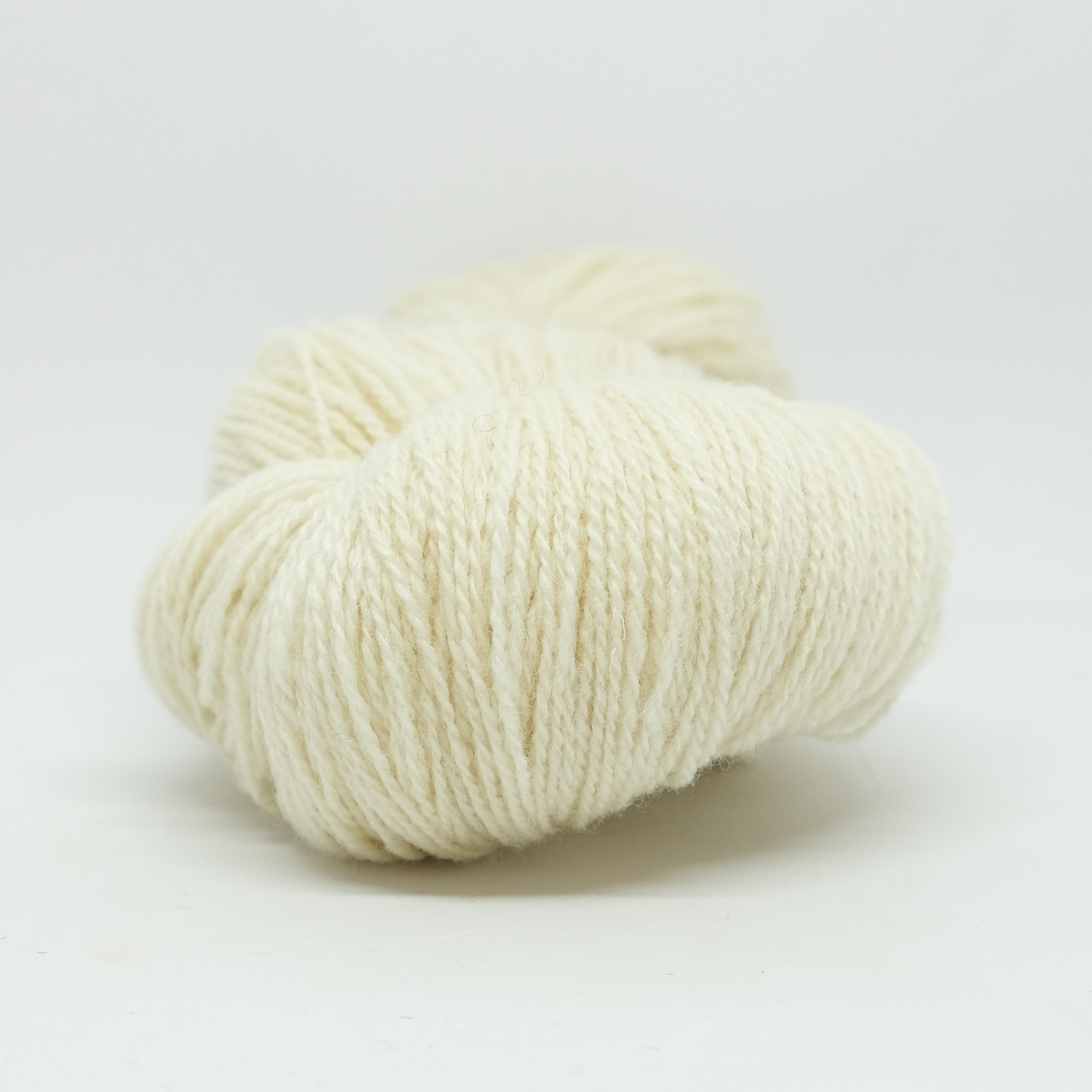 Vilje lamullgarn, ubleket hvit - Bilde 2