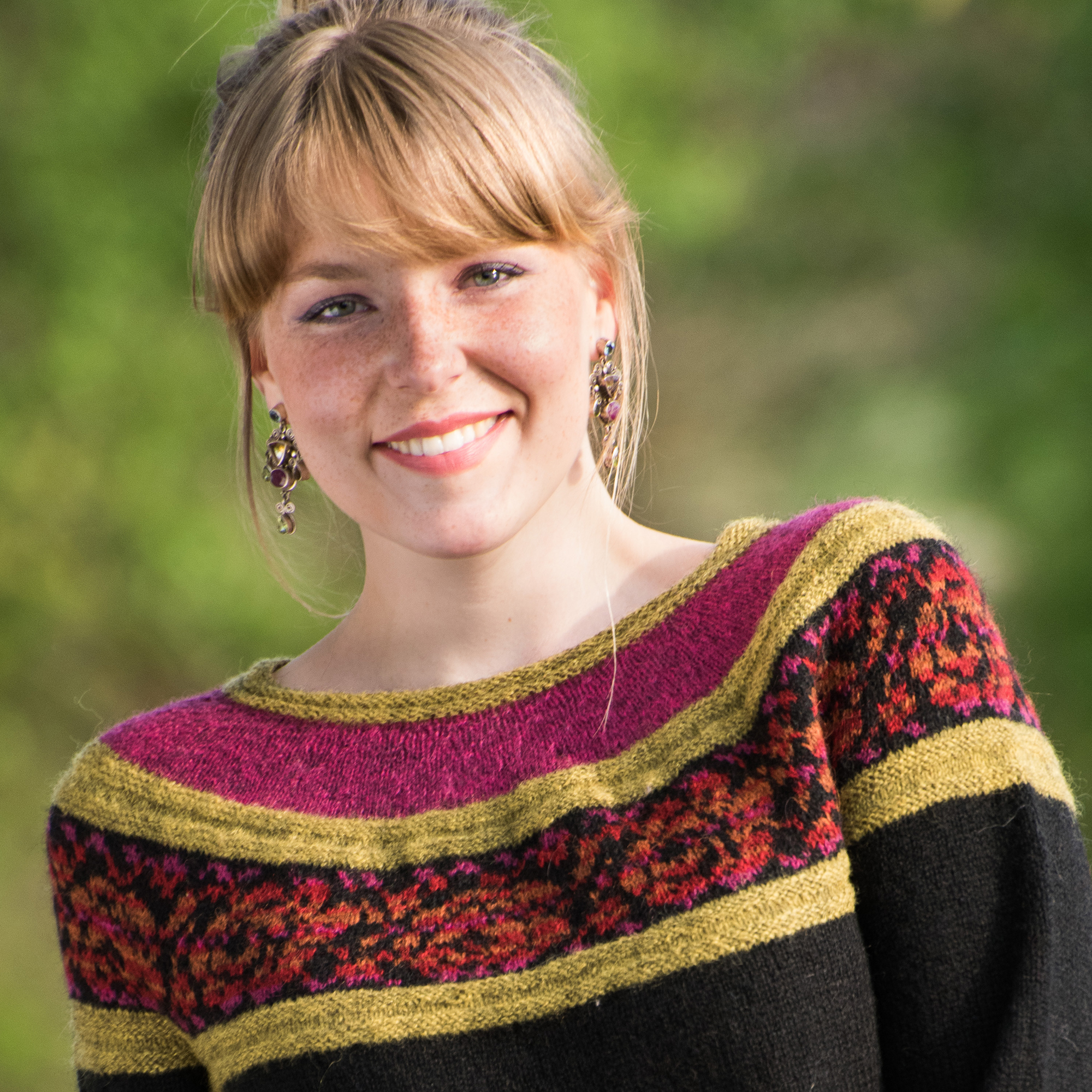 Fridas rundfelte rosegenser - Bilde 2