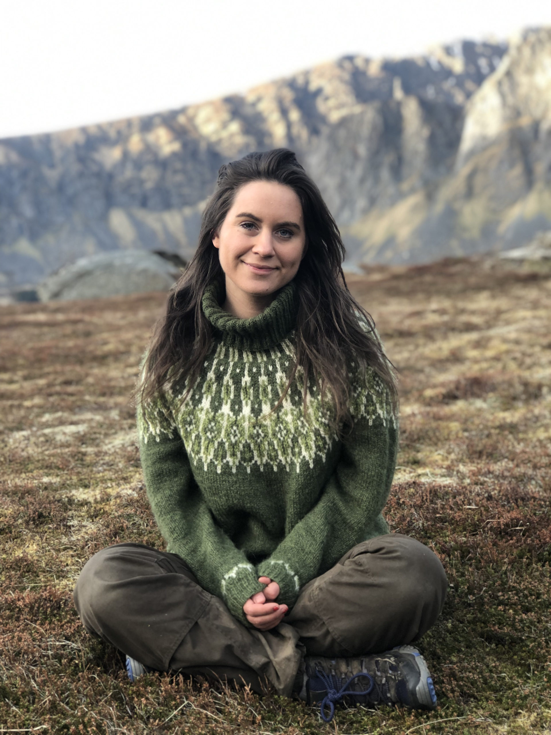 Tusseladd genser, olivengrønn - Bilde 5