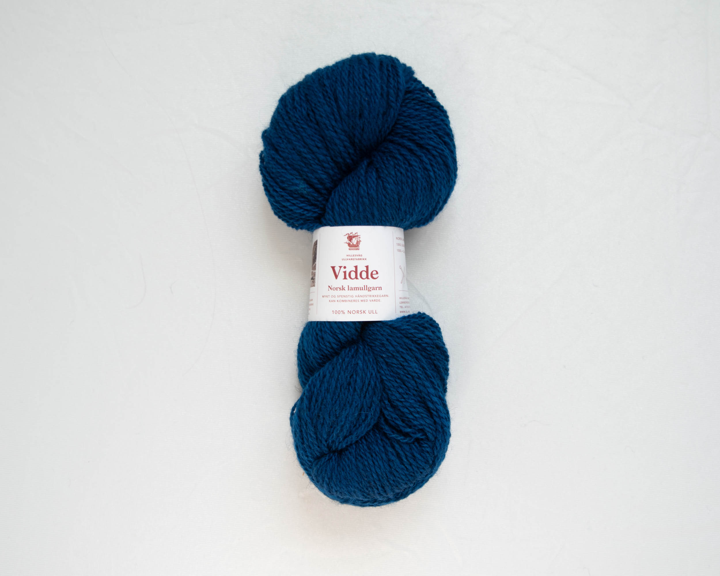 Vidde lamullgarn, lys marineblå - Bilde 2