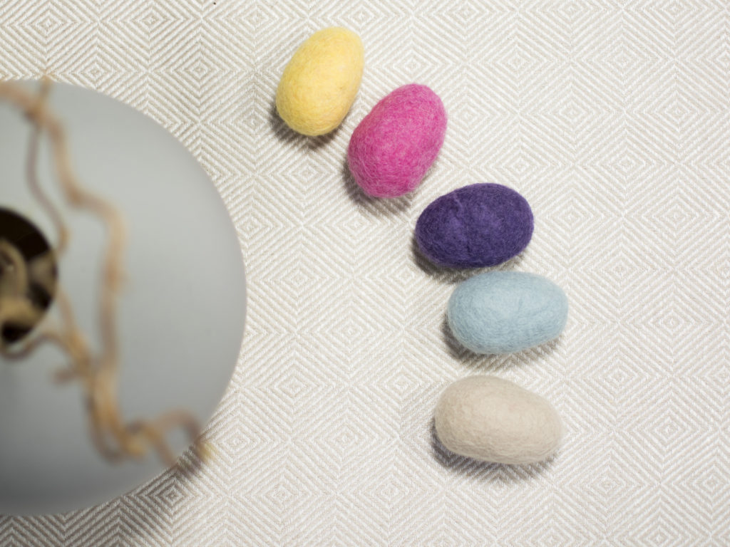 Toving av påskeegg på 1-2-3