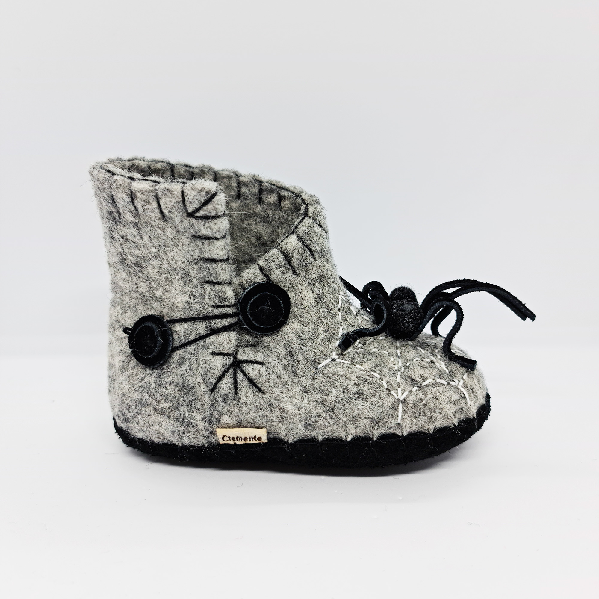 Clemente Filttøfler Grå m/edderkopp - str 21 - Bilde 2