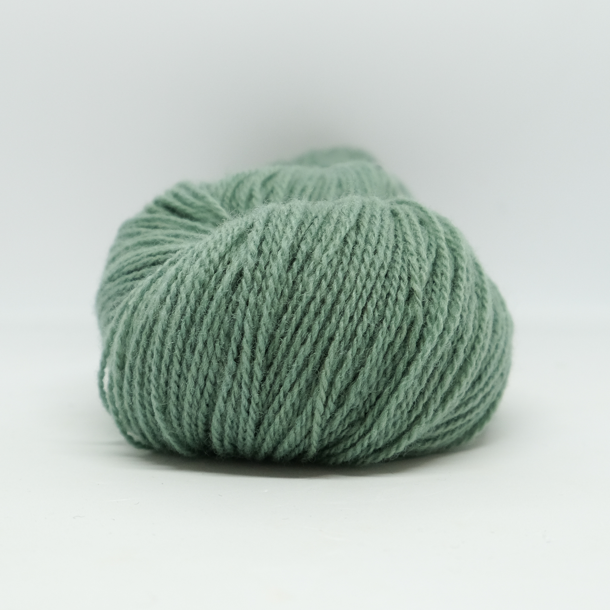 Vilje lamullgarn, støvet grønn - Bilde 2