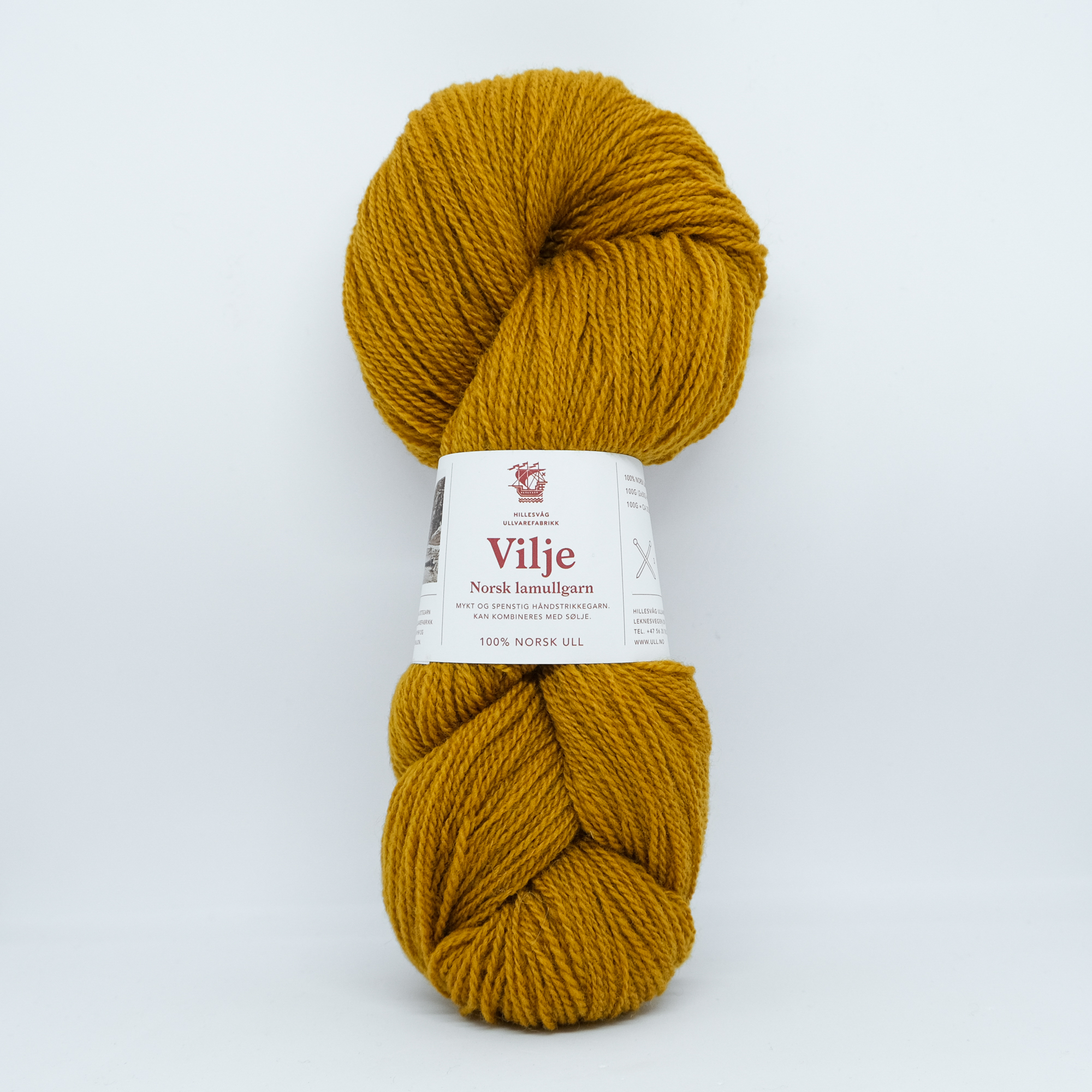 Vilje lamullgarn, honning