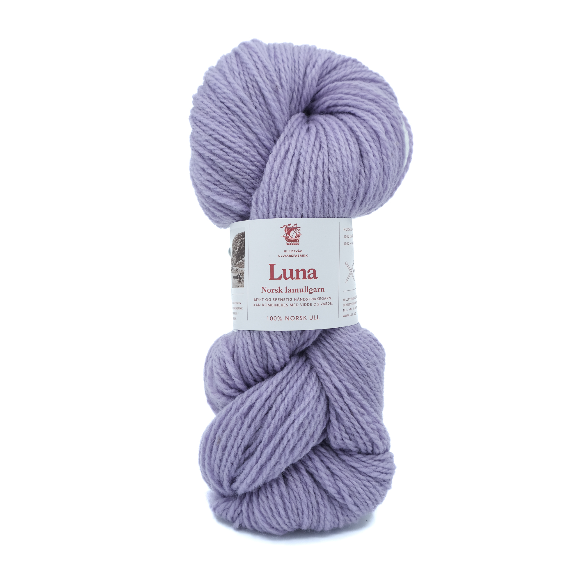 Luna lamullgarn, lys lilla