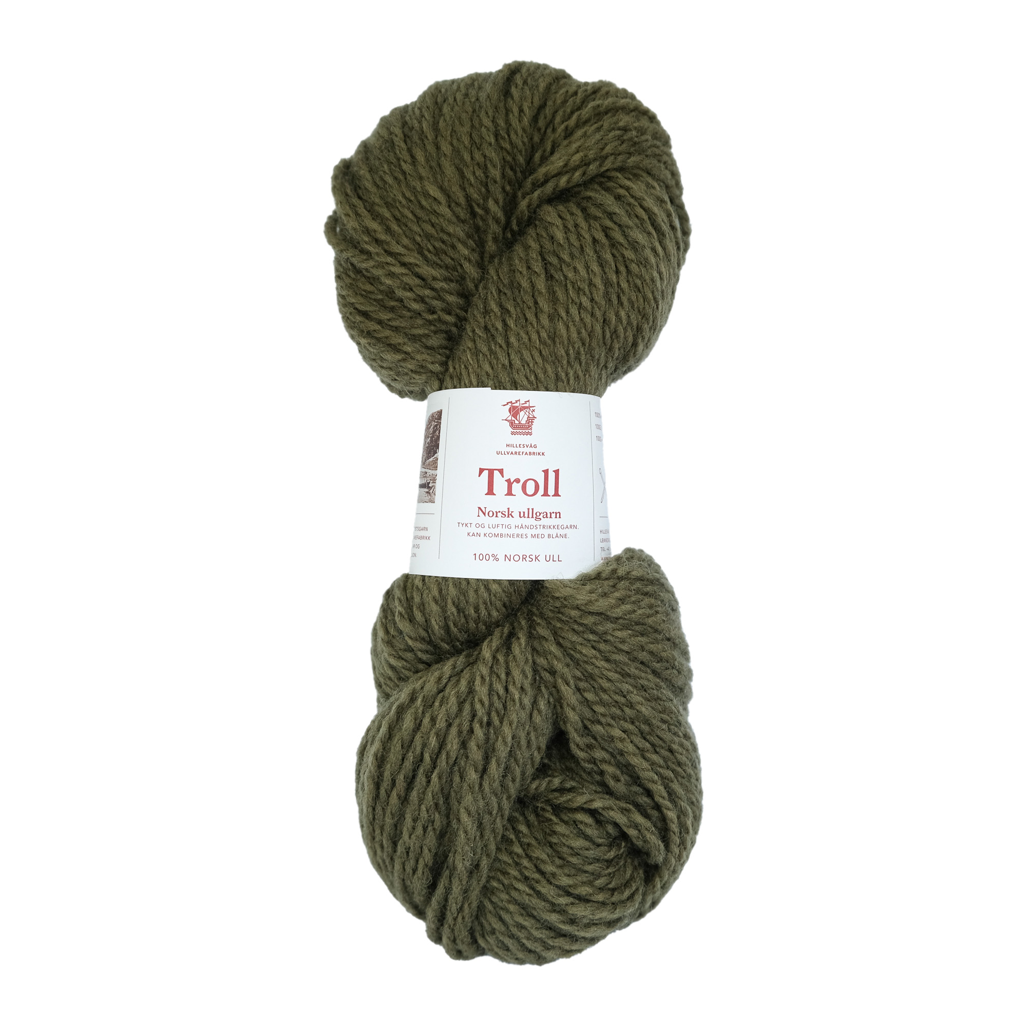 Troll melert, støvet oliven