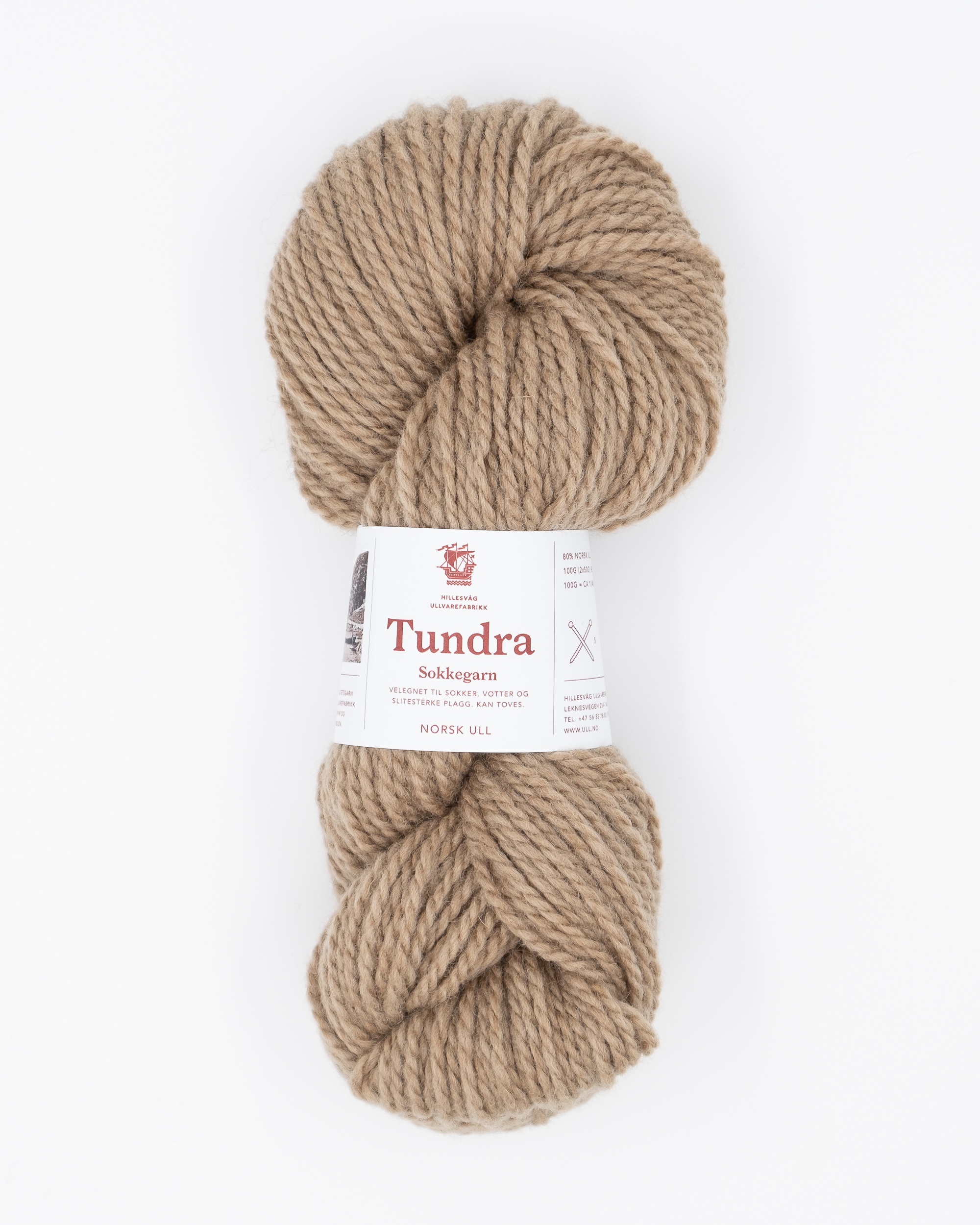 Tundra sokkegarn, kamel