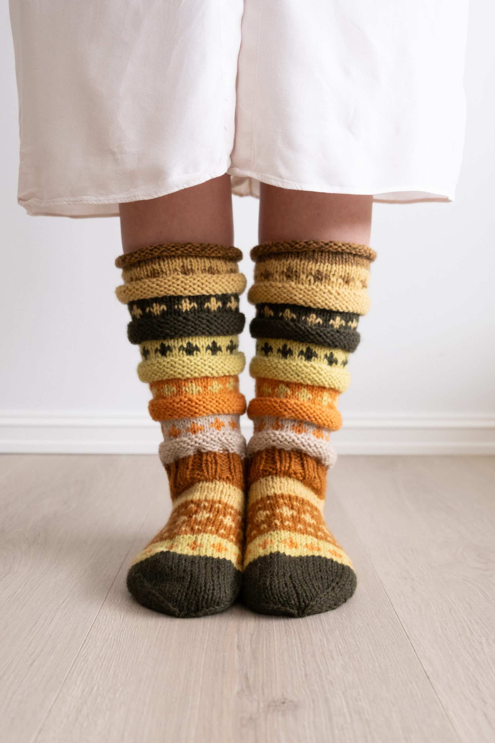 Høstsokken (garnpakke) - norsk | english