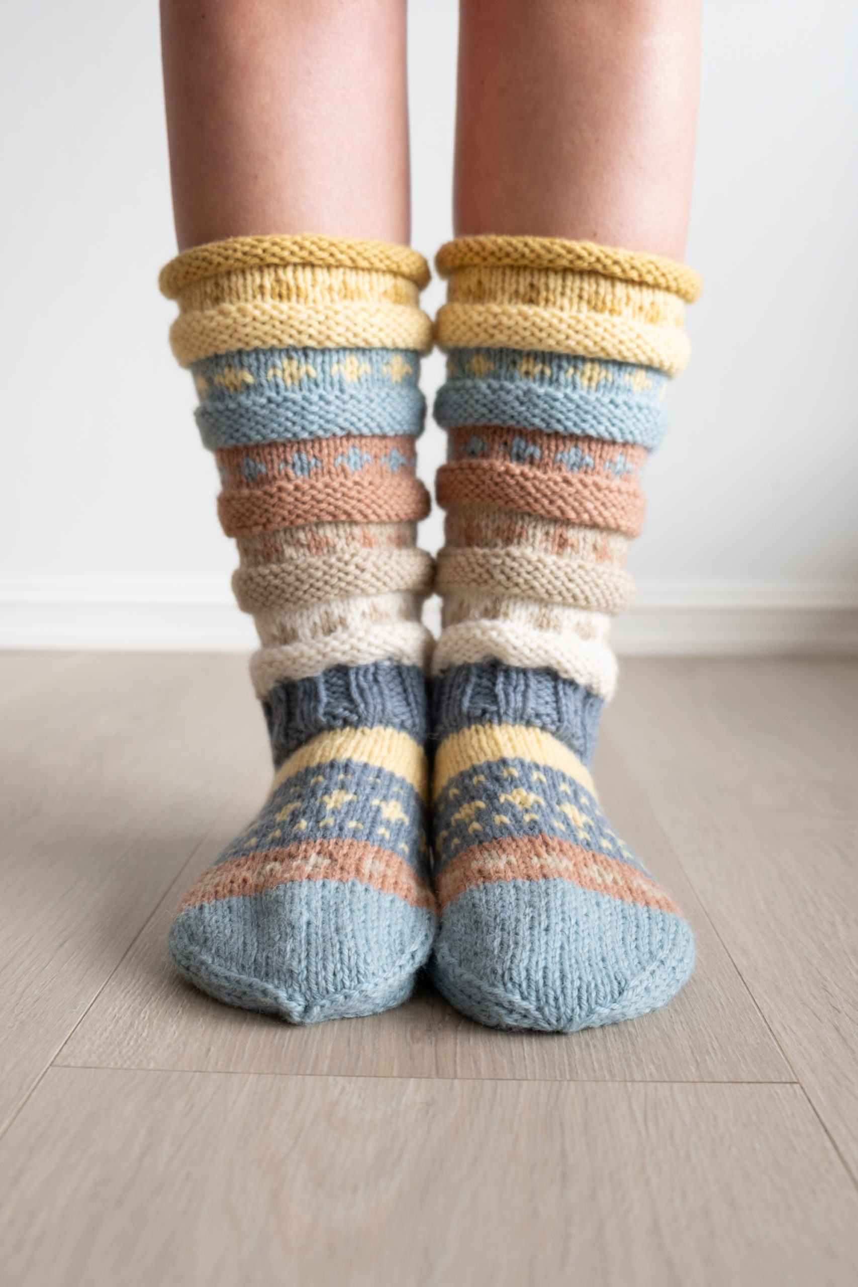 Pastellsokken (garnpakke) - norsk | english