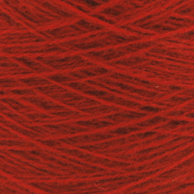 Ask - Hifa 2 Ullgarn, bonderød - spolt