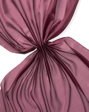 Pongee silke 90 cm - 20 g/m, aubergine