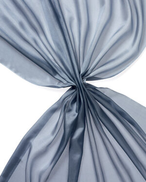 Pongee silke 90 cm - 20 g/m, grå